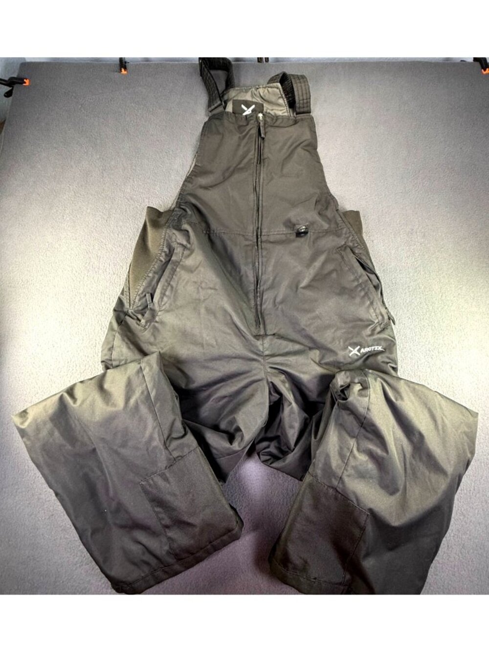 Arctix Mens Snow Bib Overalls Large 36-38Waistx34Length 8K 5000MM Cold Weather